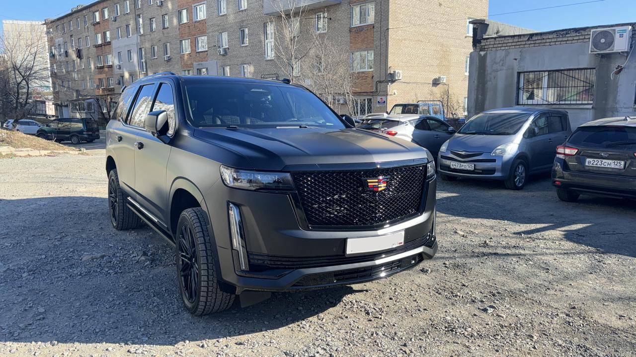 Cadillac Escalade на 22" кованых дисках нашего производства фото 2